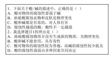 化学概念理解水平的确定与测查研究——以酸碱反应概念理解测查工具的开发为例