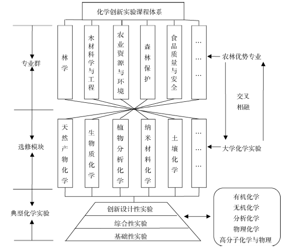 基于交叉优势特色学科的大学化学创新实验教学体系构建与实践<sup>*</sup>