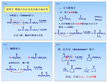 线上线下混合式教学结合翻转课堂进行酯缩合反应的教学<sup>*</sup>