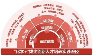 “化学+”跨学科拔尖创新人才培养体系:国防战略驱动融合创新和协同育人<sup>*</sup>